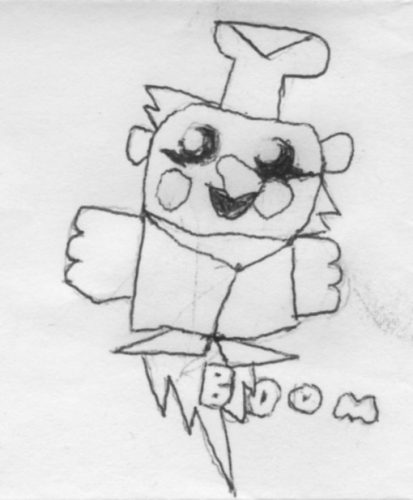 loofah teal detritus 